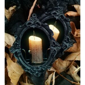 Black Flame Candle Earrings Hocus Pocus Sanderson Sisters Witchy Jewelery